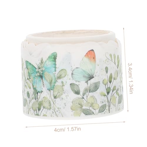 HOODANCOS Vintage Washi Tape Blumenmuster Klebestreifen Dekoratives DIY Scrapbooking Bastelband für Tagebuch Notizbuch Geschenkverpackung Farbenfrohes Langlebiges Klebeband HOODANCOS Vintage Washi Tape Blumenmuster Klebestreifen Dekoratives DIY Scrapbooking Bastelband für Tagebuch Notizbuch Geschenkverpackung Farbenfrohes Langlebiges Klebeband von HOODANCOS
