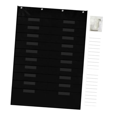 HOODANCOS Wandhängender Datei-organizer Xin Großer Fächertaschenhalter für Schule und Büro Robust Leicht zu Reinigen Stilvolles Schwarzes Design für Ordner Magazine Dokumente und Post HOODANCOS Wandhängender Datei-organizer Xin Großer Fächertaschenhalter für Schule und Büro Robust Leicht zu Reinigen Stilvolles Schwarzes Design für Ordner Magazine Dokumente und Post von HOODANCOS
