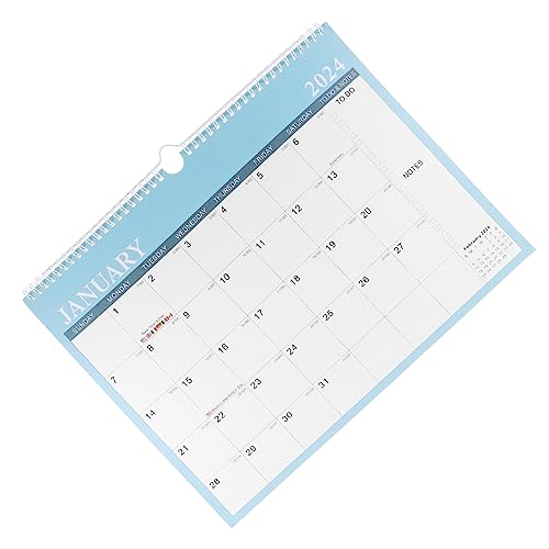 HOODANCOS Wandkalender Blauer Heimhängekalender Dekorativer Monatskalender für Zuhause und Büro Praktischer Countdown Planer mit Notizblock Funktion HOODANCOS Wandkalender Blauer Heimhängekalender Dekorativer Monatskalender für Zuhause und Büro Praktischer Countdown Planer mit Notizblock Funktion von HOODANCOS