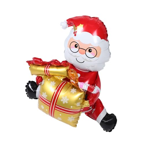 HOODANCOS Weihnachtsmann Ballon Weihnachtsfeier Ballon Für Schnee Mit Folie Fröhliche Dekoration Dekoration Cartoon Dekorationen Erwachsene Nummer Selbstklebende HOODANCOS Weihnachtsmann Ballon Weihnachtsfeier Ballon Für Schnee Mit Folie Fröhliche Dekoration Dekoration Cartoon Dekorationen Erwachsene Nummer Selbstklebende von HOODANCOS