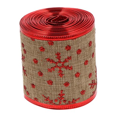 HOODANCOS Weihnachtsschleife DIY Dekorationsband Breit Yards für Hochzeiten Bastelarbeiten und Festlichkeiten HOODANCOS Weihnachtsschleife DIY Dekorationsband Breit Yards für Hochzeiten Bastelarbeiten und Festlichkeiten von HOODANCOS