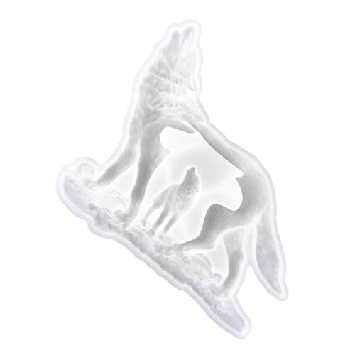 HOODANCOS Wolf Silikonform für Epoxidharz DIY Gießform für Wanddekorationen Flexible Silikonform Einfach zu Entformen für Bastelfreunde HOODANCOS Wolf Silikonform für Epoxidharz DIY Gießform für Wanddekorationen Flexible Silikonform Einfach zu Entformen für Bastelfreunde von HOODANCOS