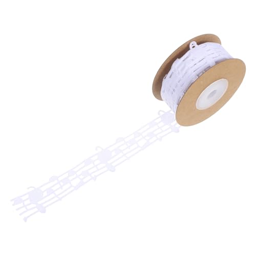 HOODANCOS Yards Weiße Dekorative Musikalische Noten Bänder für Diy Projekte Hochzeiten Partys und Heimdekoration Langlebig und Vielseitig Einsetzbar HOODANCOS Yards Weiße Dekorative Musikalische Noten Bänder für Diy Projekte Hochzeiten Partys und Heimdekoration Langlebig und Vielseitig Einsetzbar von HOODANCOS