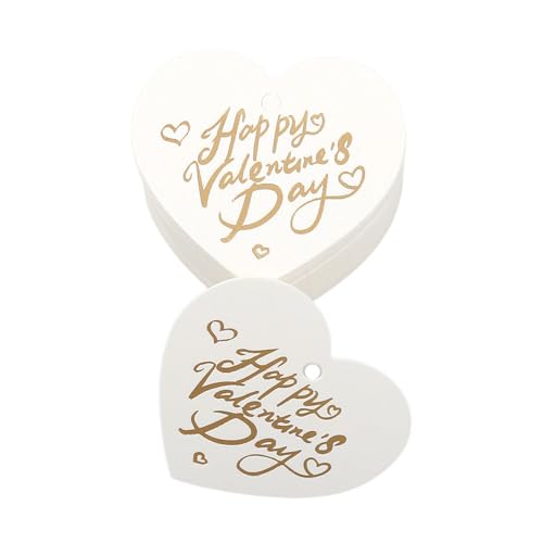 1 Beutel mit Herz-Motiv, goldfarben, ideal für Geschenkkarten, Dekoration, romantische Anlässe von HOOLRZI