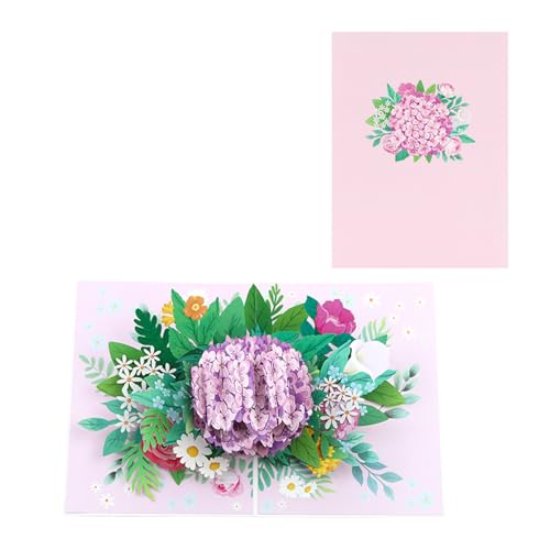 3D-Hortensien-Blumenkarte, handgefertigte Grußkarte für Geburtstag, Hochzeit, elegante Popup-Papierkarte, stilvolle Abschlussgeschenke 3D-Hortensien-Blumenkarte, handgefertigte Grußkarte für Geburtstag, Hochzeit, elegante Popup-Papierkarte, stilvolle Abschlussgeschenke von HOOLRZI