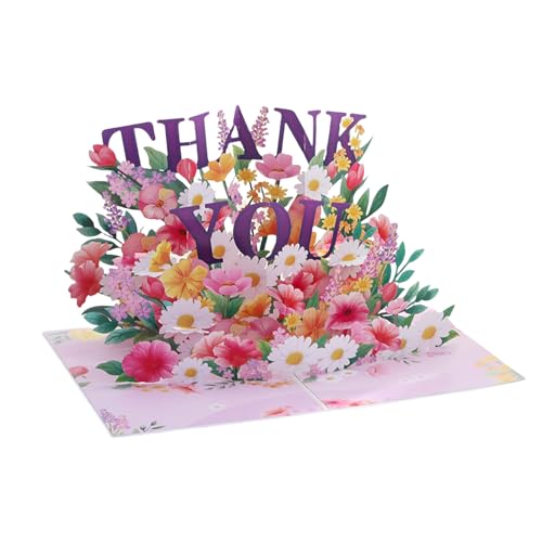 3D-Popup-Grußkarte Dankeskarte, unverwechselbare 3D-Dankeskarte für Geburtstage und wichtige Ereignisse 3D-Popup-Grußkarte Dankeskarte, unverwechselbare 3D-Dankeskarte für Geburtstage und wichtige Ereignisse von HOOLRZI