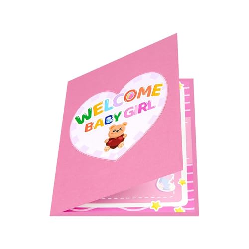 3D-Popup-Karte zur Geburt, 3D-Popup-Karte für besondere Glückwünsche und Wünsche 3D-Popup-Karte zur Geburt, 3D-Popup-Karte für besondere Glückwünsche und Wünsche von HOOLRZI