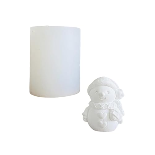 3D-Schneemann-Formen, Silikon, Weihnachtsformen, Gießformen, Seifenformen, Epoxidharz-Formen für Heimdekorationen von HOOLRZI