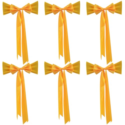 Bänder für Stuhllehne mit verlängertem Schwanzband für Hochzeit, verschönert Veranstaltungsraum, Stuhldekoration Bänder für Stuhllehne mit verlängertem Schwanzband für Hochzeit, verschönert Veranstaltungsraum, Stuhldekoration von HOOLRZI