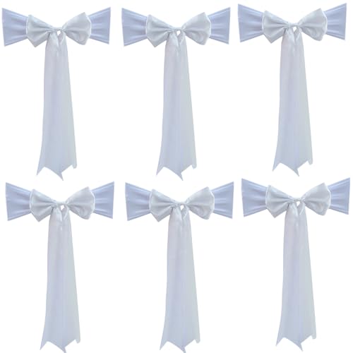 Bänder für Stuhllehne mit verlängertem Schwanzband für Hochzeit, verschönert Veranstaltungsraum, Stuhldekoration Bänder für Stuhllehne mit verlängertem Schwanzband für Hochzeit, verschönert Veranstaltungsraum, Stuhldekoration von HOOLRZI