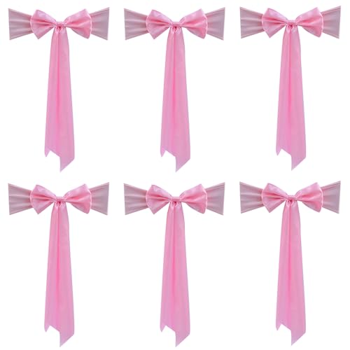 Bänder für Stuhllehne mit verlängertem Schwanzband für Hochzeit, verschönert Veranstaltungsraum, Stuhldekoration Bänder für Stuhllehne mit verlängertem Schwanzband für Hochzeit, verschönert Veranstaltungsraum, Stuhldekoration von HOOLRZI