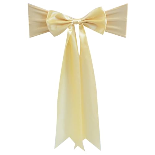 Bänder für Stuhllehne mit verlängertem Schwanzband für Hochzeit, verschönert Veranstaltungsraum, Stuhldekoration Bänder für Stuhllehne mit verlängertem Schwanzband für Hochzeit, verschönert Veranstaltungsraum, Stuhldekoration von HOOLRZI