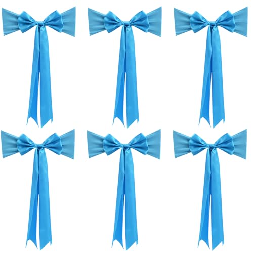 Bänder für Stuhllehne mit verlängertem Schwanzband für Hochzeit, verschönert Veranstaltungsraum, Stuhldekoration Bänder für Stuhllehne mit verlängertem Schwanzband für Hochzeit, verschönert Veranstaltungsraum, Stuhldekoration von HOOLRZI