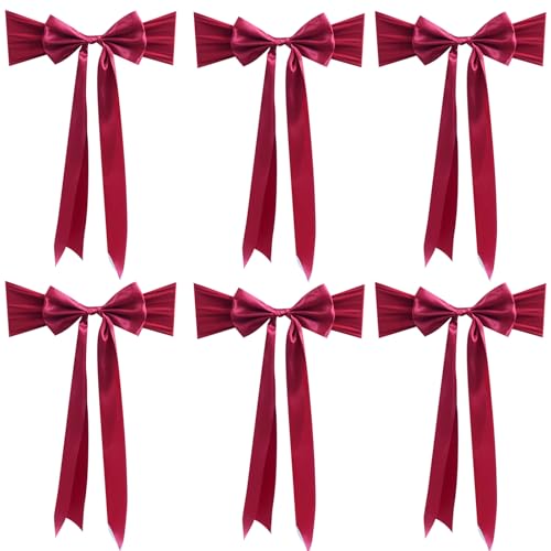 Bänder für Stuhllehne mit verlängertem Schwanzband für Hochzeit, verschönert Veranstaltungsraum, Stuhldekoration Bänder für Stuhllehne mit verlängertem Schwanzband für Hochzeit, verschönert Veranstaltungsraum, Stuhldekoration von HOOLRZI