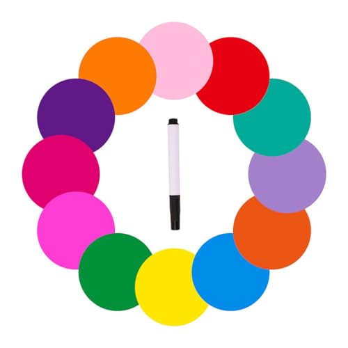 Bunte radierbare Punkte, Kreise, Whiteboard-Marker, abnehmbare Aufkleber, Spots für Schüler, Schreibtisch, abwischbare Punkte für Klassenzimmertische, mehrfarbig, selbstklebend, löschbare Punkte für Bunte radierbare Punkte, Kreise, Whiteboard-Marker, abnehmbare Aufkleber, Spots für Schüler, Schreibtisch, abwischbare Punkte für Klassenzimmertische, mehrfarbig, selbstklebend, löschbare Punkte für von HOOLRZI