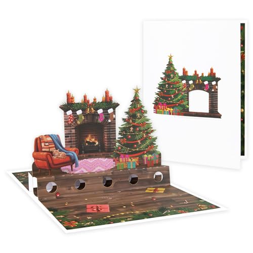Einzigartige 3D-Weihnachtsgrußkarte, Weihnachtsfeier, 3D-Popup-Karten, Umschläge für besondere saisonale Nachrichten Einzigartige 3D-Weihnachtsgrußkarte, Weihnachtsfeier, 3D-Popup-Karten, Umschläge für besondere saisonale Nachrichten von HOOLRZI