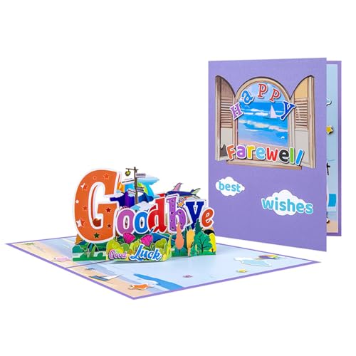Faltbare 3D-Grußkarte, Zubehör, 3D-Grußkarte, zur Lieferung, Dankbarkeit für den Abschluss, Ruhestand Faltbare 3D-Grußkarte, Zubehör, 3D-Grußkarte, zur Lieferung, Dankbarkeit für den Abschluss, Ruhestand von HOOLRZI