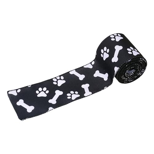 Geschenkband mit Hundepfoten, Baumschmuck, Band für Kranz, Schleife, Herstellung für Urlaub, Verpackung, Baumschmuck von HOOLRZI