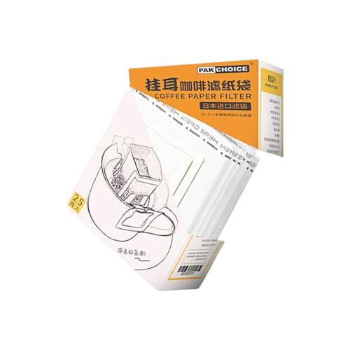 HOOLRZI 25/50 Stück tragbarer hängender Kaffeefilter, Einweg-Kaffeebeutel, handgebrühter Kaffeefilter, Papiertüte, Kaffeeutensilien HOOLRZI 25/50 Stück tragbarer hängender Kaffeefilter, Einweg-Kaffeebeutel, handgebrühter Kaffeefilter, Papiertüte, Kaffeeutensilien von HOOLRZI