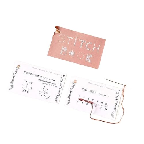 HOOLRZI 2er-Set kreatives Nähbuch, Nähfähigkeiten, Karten-Set, handgefertigtes Schnittmuster-Set, Verbesserung der Nähfähigkeiten beim Sticken HOOLRZI 2er-Set kreatives Nähbuch, Nähfähigkeiten, Karten-Set, handgefertigtes Schnittmuster-Set, Verbesserung der Nähfähigkeiten beim Sticken von HOOLRZI
