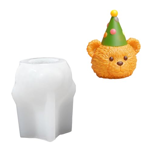HOOLRZI 3D-Bär-Formen aus Epoxidharz, Silikonformen, Gießformen, Backpflaster, Formen für Kuchendekoration HOOLRZI 3D-Bär-Formen aus Epoxidharz, Silikonformen, Gießformen, Backpflaster, Formen für Kuchendekoration von HOOLRZI
