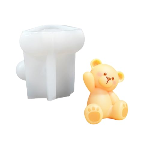 HOOLRZI 3D-Bär-Formen aus Epoxidharz, Silikonformen, Gießformen, Backpflaster, Formen für Kuchendekoration von HOOLRZI