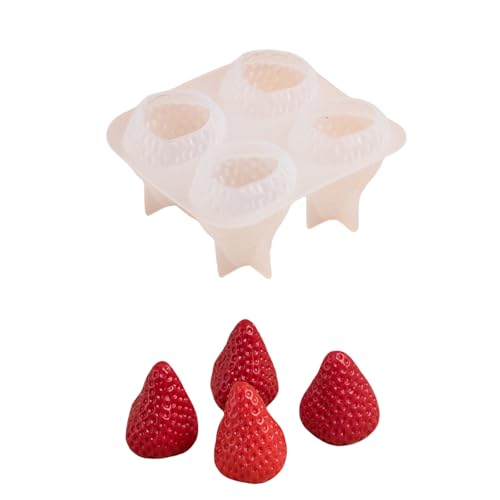 HOOLRZI 3D-Formen mit Erdbeerduft, Gießformen, Silikonformen, Gipsformen, Seife, Formen HOOLRZI 3D-Formen mit Erdbeerduft, Gießformen, Silikonformen, Gipsformen, Seife, Formen von HOOLRZI