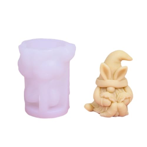 HOOLRZI 3D-Oster-Zwerge, Gießformen, Weihnachten, Silikon, Ornamente, Epoxidharz-Formen von HOOLRZI