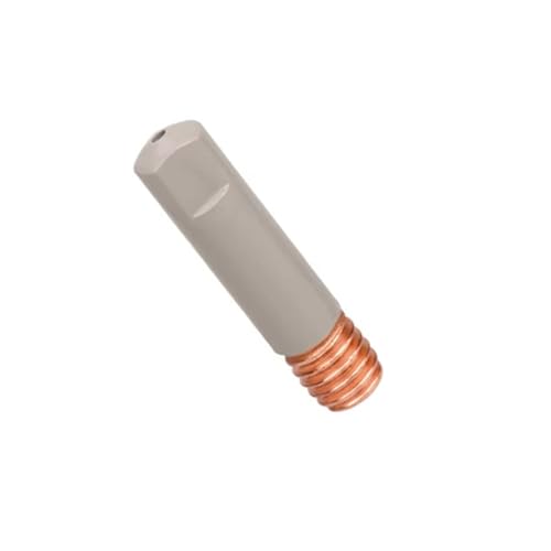 HOOLRZI Beschichtete leitfähige Schweißdüse, M6 x 25 mm, Kupferspitze für 15AK Schweißbrennerpistolen, Ersatzzubehör HOOLRZI Beschichtete leitfähige Schweißdüse, M6 x 25 mm, Kupferspitze für 15AK Schweißbrennerpistolen, Ersatzzubehör von HOOLRZI