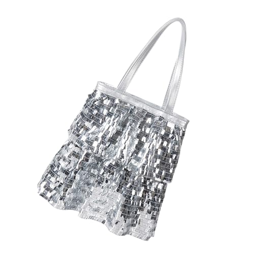 HOOLRZI Damen Handtasche mit glitzernden Pailletten, große Kapazität, Schultertasche, Handtasche mit Magnetverschluss, Abendtasche HOOLRZI Damen Handtasche mit glitzernden Pailletten, große Kapazität, Schultertasche, Handtasche mit Magnetverschluss, Abendtasche von HOOLRZI