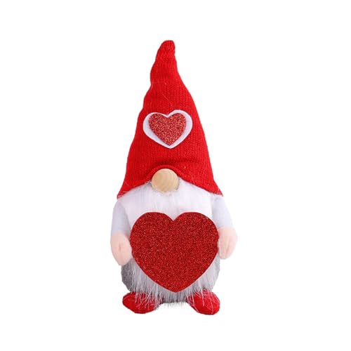 HOOLRZI Gesichts Plüschpuppe für Frühling Valentinstag Dekorationen für Hochzeit Home Desktop Ornament Neujahr Geschenke von HOOLRZI