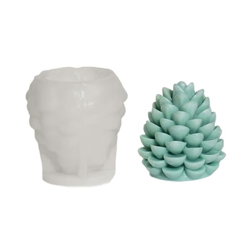 HOOLRZI Handgefertigte 3D-Tannenzapfenformen aus Silikon, Seife, Ornamente, Gießformen, Zubehör HOOLRZI Handgefertigte 3D-Tannenzapfenformen aus Silikon, Seife, Ornamente, Gießformen, Zubehör von HOOLRZI
