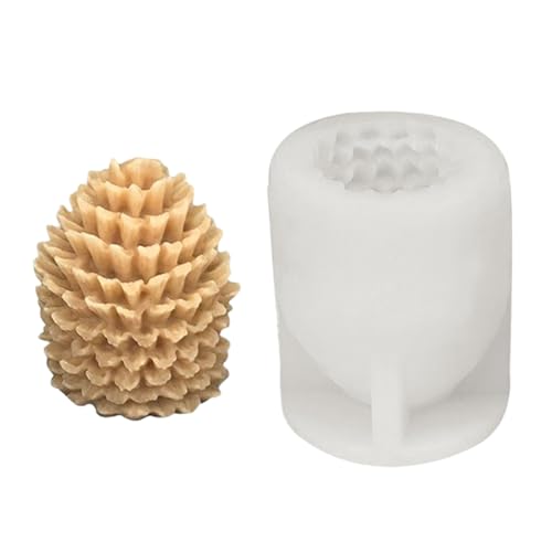 HOOLRZI Handgefertigte 3D-Tannenzapfenformen aus Silikon, Seife, Ornamente, Gießformen, Zubehör von HOOLRZI
