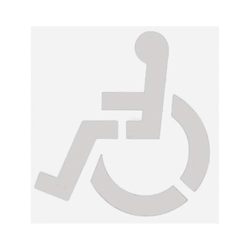 HOOLRZI Handicap Parkschablone Markierung Symbol Vorlage Silikon Flexibel Garage Marker Wiederverwendbare Parkplätze Schablone Dauerhaft HOOLRZI Handicap Parkschablone Markierung Symbol Vorlage Silikon Flexibel Garage Marker Wiederverwendbare Parkplätze Schablone Dauerhaft von HOOLRZI