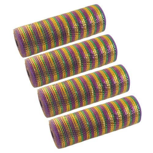 HOOLRZI Multifunktionaler Netzstoff für Weihnachtsbaumdekoration, ideal für Enthusiasten und Festival-Kreation, 4 Rollen HOOLRZI Multifunktionaler Netzstoff für Weihnachtsbaumdekoration, ideal für Enthusiasten und Festival-Kreation, 4 Rollen von HOOLRZI