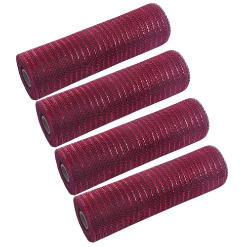 HOOLRZI Multifunktionaler Netzstoff für Weihnachtsbaumdekoration, ideal für Enthusiasten und Festival-Kreation, 4 Rollen HOOLRZI Multifunktionaler Netzstoff für Weihnachtsbaumdekoration, ideal für Enthusiasten und Festival-Kreation, 4 Rollen von HOOLRZI