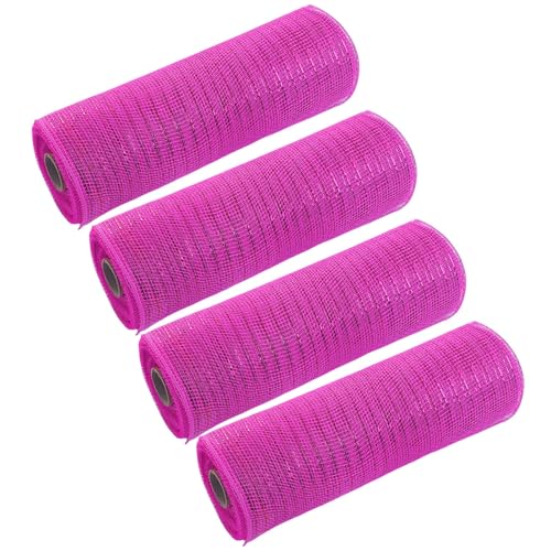 HOOLRZI Multifunktionaler Netzstoff für Weihnachtsbaumdekoration, ideal für Enthusiasten und Festival-Kreation, 4 Rollen HOOLRZI Multifunktionaler Netzstoff für Weihnachtsbaumdekoration, ideal für Enthusiasten und Festival-Kreation, 4 Rollen von HOOLRZI