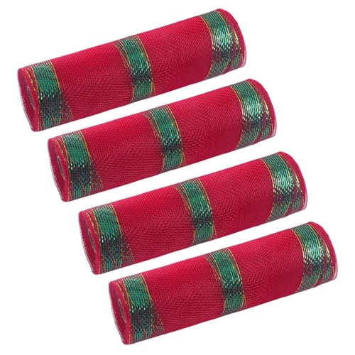 HOOLRZI Multifunktionaler Netzstoff für Weihnachtsbaumdekoration, ideal für Enthusiasten und Festival-Kreation, 4 Rollen HOOLRZI Multifunktionaler Netzstoff für Weihnachtsbaumdekoration, ideal für Enthusiasten und Festival-Kreation, 4 Rollen von HOOLRZI