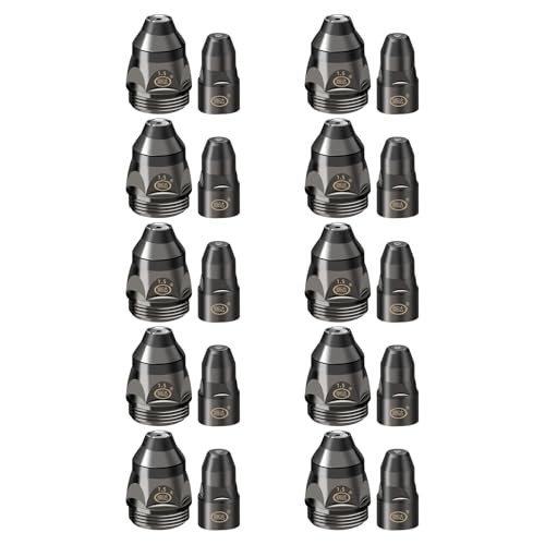 HOOLRZI Plasma-Elektrode, 1 Box/10 Set Elektrode 1,1/1,3/1,5/1,7 mm Düse zur Verbesserung der Lichtbogenstabilität, Styling-Elektroden HOOLRZI Plasma-Elektrode, 1 Box/10 Set Elektrode 1,1/1,3/1,5/1,7 mm Düse zur Verbesserung der Lichtbogenstabilität, Styling-Elektroden von HOOLRZI