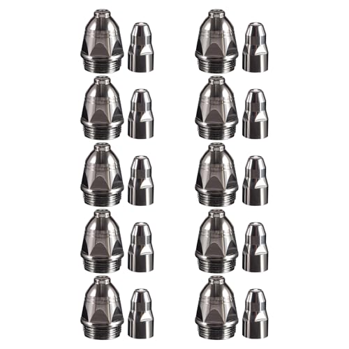 HOOLRZI Plasma-Elektrode, 1 Box/10 Set Elektrode 1,1/1,3/1,5/1,7 mm Düse zur Verbesserung der Lichtbogenstabilität, Styling-Elektroden HOOLRZI Plasma-Elektrode, 1 Box/10 Set Elektrode 1,1/1,3/1,5/1,7 mm Düse zur Verbesserung der Lichtbogenstabilität, Styling-Elektroden von HOOLRZI