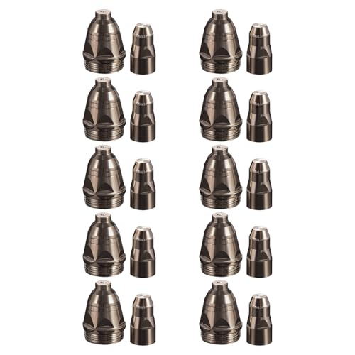 HOOLRZI Plasma-Elektrode, 1 Box/10 Set Elektrode 1,1/1,3/1,5/1,7 mm Düse zur Verbesserung der Lichtbogenstabilität, Styling-Elektroden HOOLRZI Plasma-Elektrode, 1 Box/10 Set Elektrode 1,1/1,3/1,5/1,7 mm Düse zur Verbesserung der Lichtbogenstabilität, Styling-Elektroden von HOOLRZI