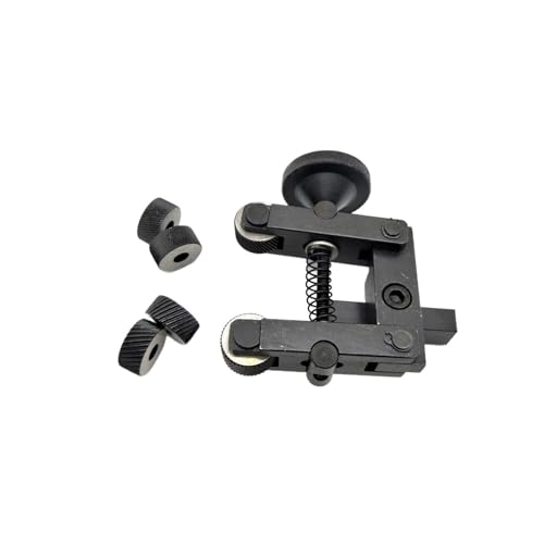 HOOLRZI Präzises Kreuz-Rändelwerkzeug, 10 mm, Drehmaschine, Schneider, verstellbares Doppelrad, 1,0 mm Teilungen, für Miniatur-Drehmaschine, Metallbearbeitung HOOLRZI Präzises Kreuz-Rändelwerkzeug, 10 mm, Drehmaschine, Schneider, verstellbares Doppelrad, 1,0 mm Teilungen, für Miniatur-Drehmaschine, Metallbearbeitung von HOOLRZI