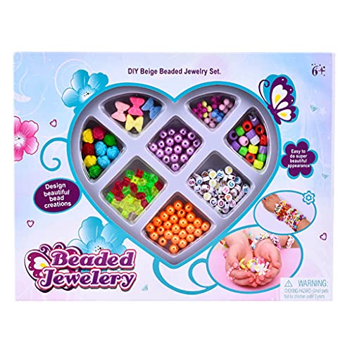 HOOLRZI Schmuckherstellungsset Perlen Kunsthandwerk Für Mädchen Alter Von 7–14 Jahren Kinderspielzeug Perlenschmuckherstellungsset Für Kinder Für Mädchen Spielzeug von HOOLRZI