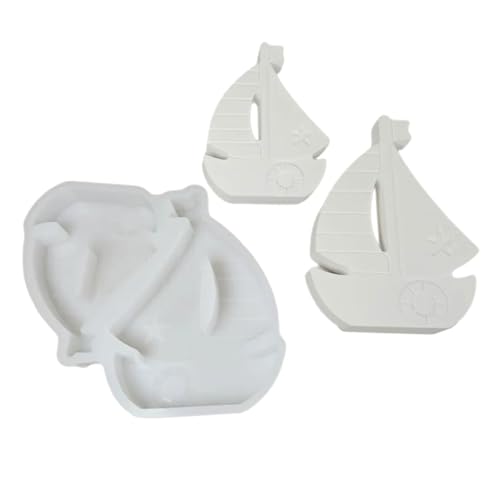 HOOLRZI Silikonformen in Segelschiff-Form für Heimdekoration, Segelschiff, Seife, Silikonformen, Epoxidharz, Silikonformen von HOOLRZI