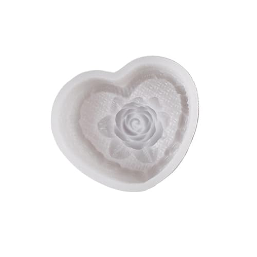 HOOLRZI Silikonformen mit 3D-Rosen-Motiv, Epoxidharz, Silikonformen für Seifenherstellung, Gips-Silikonformen von HOOLRZI