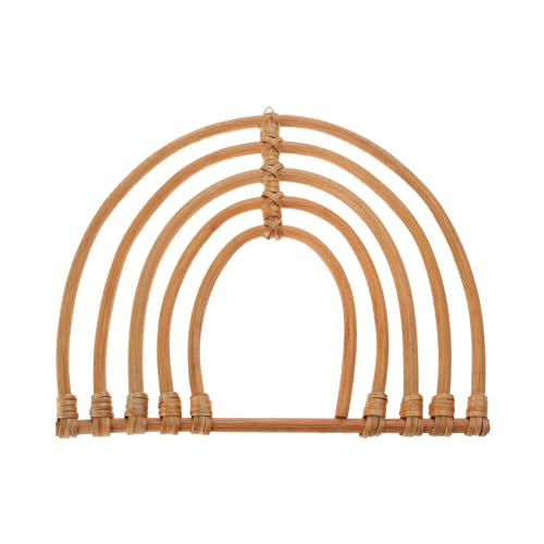 HOOLRZI Wandaufhänger Rattan Regenbogen Regenbogen Wandbehang Babyzimmer Kinderzimmer Wohnzimmer Dekor HOOLRZI Wandaufhänger Rattan Regenbogen Regenbogen Wandbehang Babyzimmer Kinderzimmer Wohnzimmer Dekor von HOOLRZI