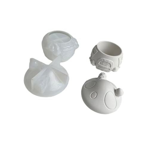 Pilzhaus-Formen aus Kunstharz mit Deckel, Tasse, Silikonformen für Epoxidharz-Halter, Schmuckschatulle, Aufbewahrungsglas von HOOLRZI