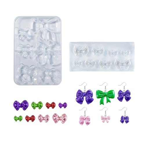 Silikonform für Schmetterlingsschleifen, Haarspangen, handgefertigtes Zubehör, Epoxidharz, elegantes Schmuckherstellungszubehör Silikonform für Schmetterlingsschleifen, Haarspangen, handgefertigtes Zubehör, Epoxidharz, elegantes Schmuckherstellungszubehör von HOOLRZI