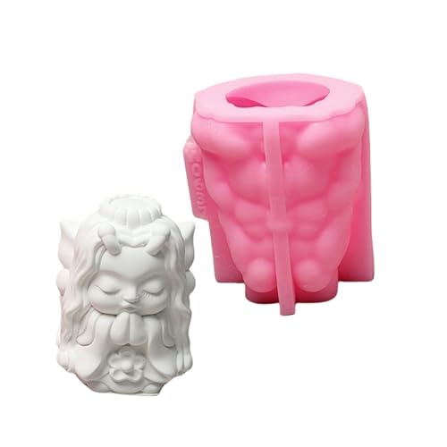 Silikonformen mit 3D-Schmetterlingsmädchen, Zement-Ton, Silikonformen für Epoxidharz, Seife, Heimdekoration Silikonformen mit 3D-Schmetterlingsmädchen, Zement-Ton, Silikonformen für Epoxidharz, Seife, Heimdekoration von HOOLRZI