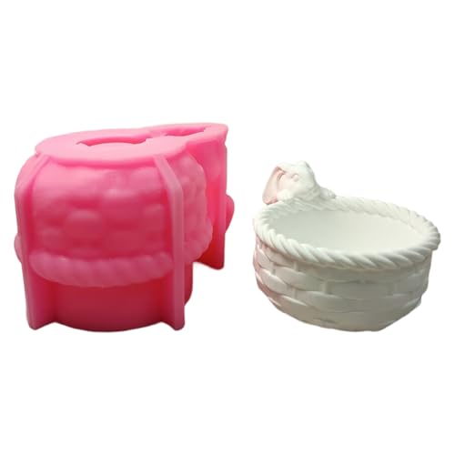 Silikonformen mit Hasenkorb, für Epoxidharz, Süßigkeiten, Fondant, Pflanzgefäß, Beton, Ton, Silikonformen Silikonformen mit Hasenkorb, für Epoxidharz, Süßigkeiten, Fondant, Pflanzgefäß, Beton, Ton, Silikonformen von HOOLRZI